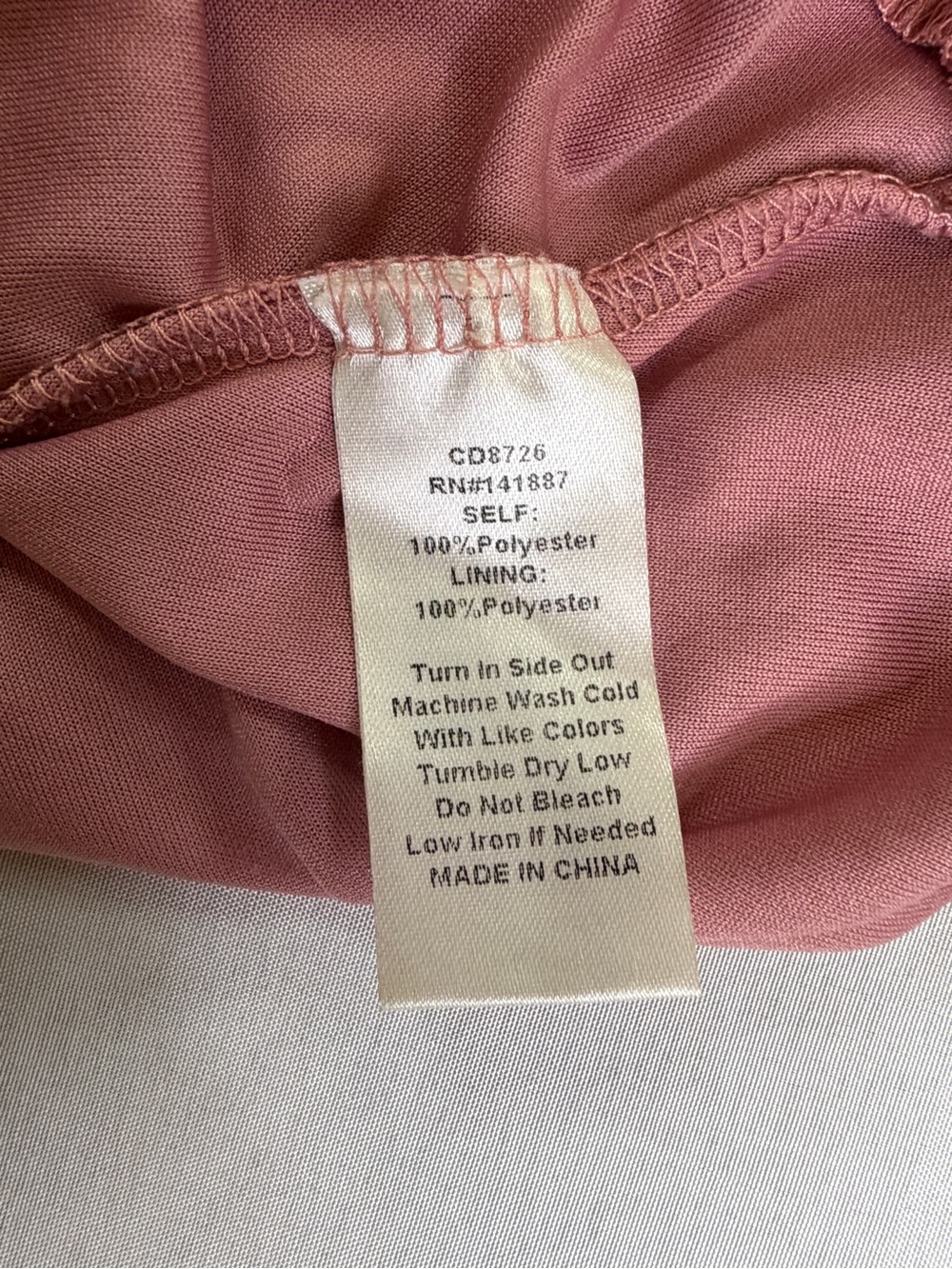 The Impeccable Pig Sleeveless Layered Mini Dress - Rose - Picture 4 of 7